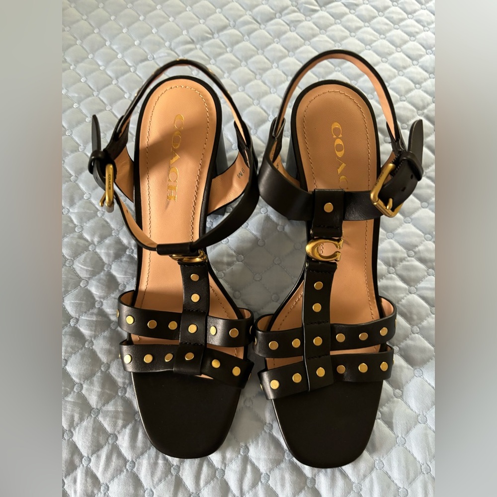 COACH Heels Sandals.